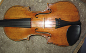 Trocard violin top complete 