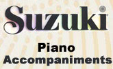 Suzuki Piano Accompaniments Sheet Music