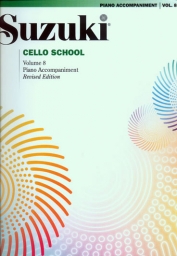 Suzuki Cello School - Volume 8 - Piano Accompaniment - Book