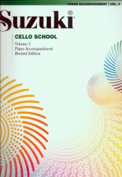 Suzuki Cello School - Volume 2 - Piano Accompaniment - Book