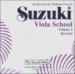 Suzuki Viola School - Volume 6 - CD (Rev. Edition)