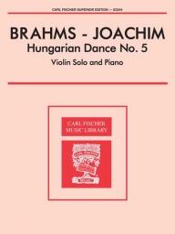 Hungarian Dance No. 5 Violin Solo and Piano