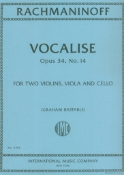 Vocalise Opus 34, No. 14