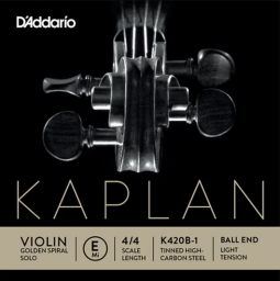 Corde Kaplan Golden Spiral Solo MI pour violin, à boule - Léger