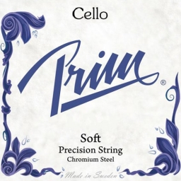Cuerda Prim, violonchelo - Re - soft - 4/4