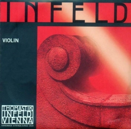 Jeu Infeld Rouge, violon 4/4, mi acier - medium