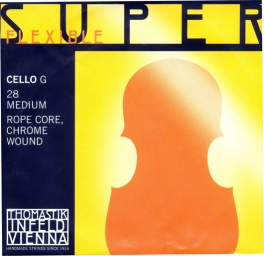 Corde Superflexible, violoncelle 4/4, sol - medium