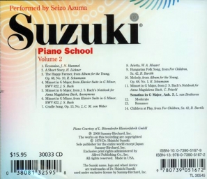 Suzuki Piano School - CD - Volume 2