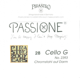 Pirastro Passione Cello G String - medium - 4/4