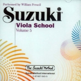 Suzuki Viola School - Volume 5 - CD (Rev. Edition)
