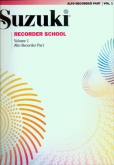 Suzuki Recorder School - Alto Recorder - Volume 1 - Book