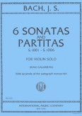 6 Sonatas and Partitas S.1001 - S.1006