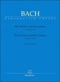 Three Sonatas and three Partitas BWV 1001-1006