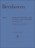 Romances for Violin and Orchestra Op.40 and 50