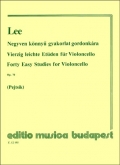 Forty Easy Studies for Cello Op.70