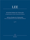 Lee - 40 Easy Etudes For Violoncello Op. 70