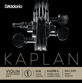 Kaplan Golden Spiral Solo Violin E String, Ball - heavy - 4/4