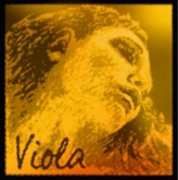 Evah Pirazzi Gold Viola D Silver String, Ball - medium