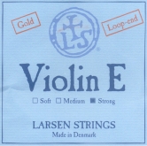 Larsen Violin Gold E String, Loop - strong - 4/4