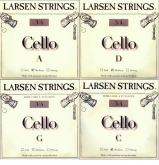 Larsen Fractional Cello Set (C and G Wire Core) - medium - 3/4