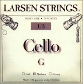Larsen Fractional Wire Core Cello G String - medium - 1/4