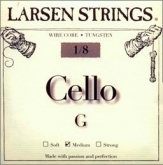 Larsen Fractional Wire Core Cello G String - medium - 1/8