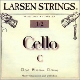 Larsen Fractional Wire Core Cello C String - medium - 1/2