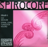 Spirocore Cello Tungsten G String - medium - 4/4