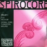 Spirocore Cello Tungsten C String - medium - 4/4