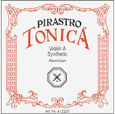 Tonica Violin Steel E String, Ball - medium - 4/4