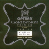 Goldbrokat Premium Steel Violin String - E27 - 4/4 - Heavy -Ball