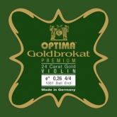 Goldbrokat Premium 24 Carat Gold Violin String - E 26 - 4/4 Ball