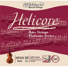D'Addario Helicore Pizzicato Bass Strings