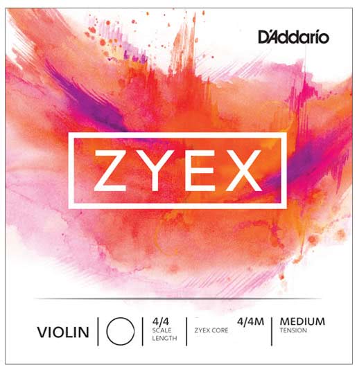 Cordes D'Addario Zyex pour violon