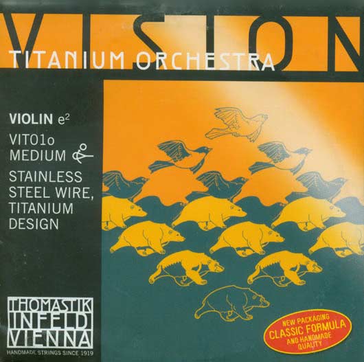 Cordes Thomastik-Infeld Vision Titanium Orchestra pour violon