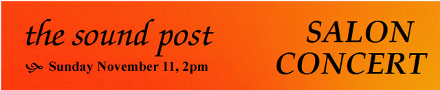 November 2012 Salon Concert