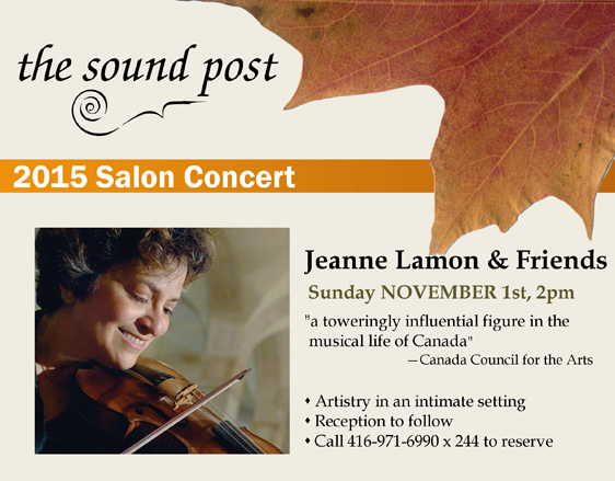 Fall 2015 Salon Concert