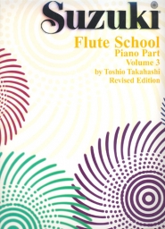 Suzuki - Escuela de flauta , acompañamiento de piano, volumen 3