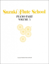 Suzuki - Escuela de flauta , parte de piano, volumen 5