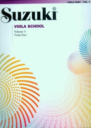Suzuki Viola School - Volume 4 - Viola Part - Book