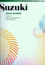 Suzuki Cello School - Volume 5 - Piano Accompaniment - Book