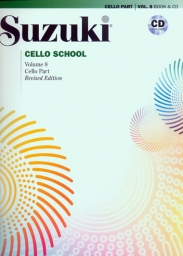 Suzuki Cello School - Volume 8 - Cello Part - Book