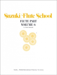 Suzuki Flute School - Volume 6 - Flute Part - Book