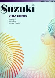 Suzuki Viola School - Volume 6 - Viola Part - Book