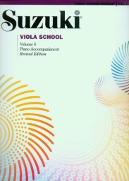 Suzuki Viola School - Volume 6 - Piano Accompaniment - Book