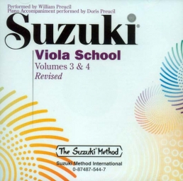Suzuki Viola School - Volumes 3-4 - CD (Rev. Edition)