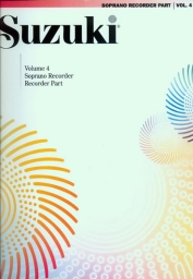 Suzuki Recorder School - Soprano Recorder - Volume 4 - Book