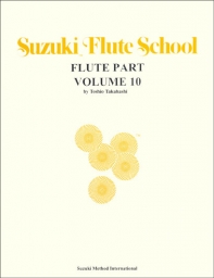 Suzuki Flute School - Volume 10 - Flute Part - Book