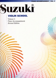 Suzuki Violin School - Volume 5 - Piano Accompaniment - Book