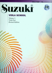 Suzuki Viola School - Volume 3 - Viola Part - Book and CD